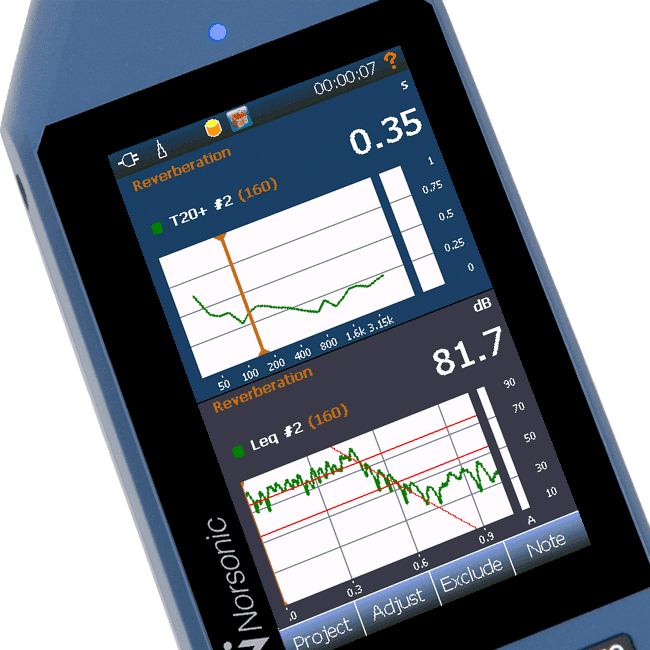 Norsonic NOR145 1-Channel Sound Analyzer for Building Acoustics & FFT Analysis